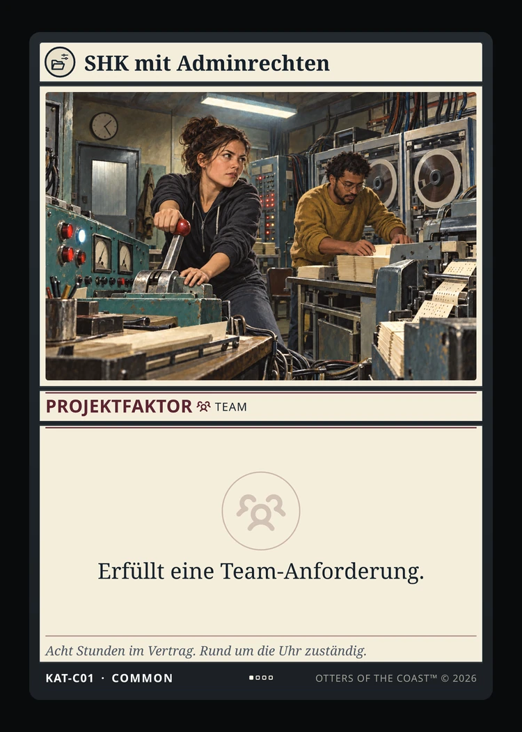 SHK mit Adminrechten: ein angelegter Teamfaktor