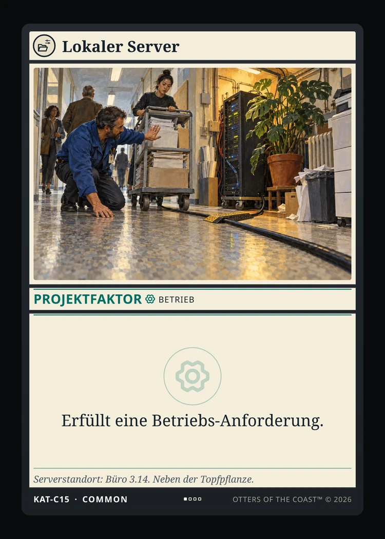 Lokaler Server erfüllt je eine Betriebs-Anforderung beider Projekte